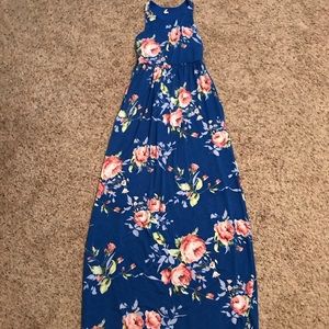 Blue floral dress size 4